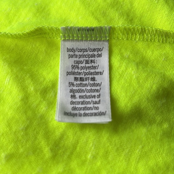 Victoria’s Secret Sport racerback tank highlighter yellow - size medium - Picture 3 of 7